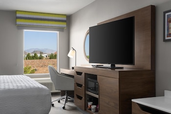 Room, 1 King Bed with Sofa bed, Refrigerator & Microwave