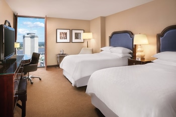 Traditional Room, 2 Double Beds (Mobility Accessible, Transfer Shower)