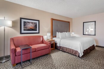 Standard Room, 1 King Bed, Non Smoking, Refrigerator & Microwave