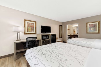 Standard Room, 2 Queen Beds, Non Smoking, Refrigerator & Microwave