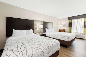 Standard Room, 2 Queen Beds, Non Smoking, Refrigerator & Microwave