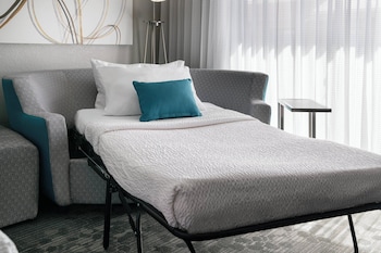 Room, 1 King Bed with Sofa bed (Mobility/Hearing Access, Roll-In Shwr)