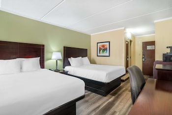 Standard Room, 2 Queen Beds, Non Smoking, Refrigerator & Microwave