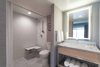 Accessible Queen Suite with Sofa Bed