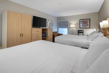 Standard Room, 2 Queen Beds, Non Smoking, Refrigerator & Microwave