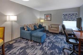 Suite, 1 King Bed, Non Smoking, Refrigerator & Microwave (Separate Living Room;with Sofabed)