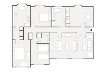 Deluxe Suite, 3 Bedrooms (Kings)