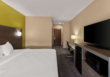Standard Room, 1 King Bed, Non Smoking, Refrigerator & Microwave
