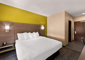 Standard Room, 1 King Bed, Non Smoking, Refrigerator & Microwave (Shower Only;Larger Room)