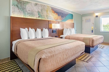 Standard Room, 2 Queen Beds, Non Smoking, Refrigerator & Microwave