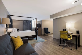Suite, 1 King Bed, Non Smoking, Refrigerator & Microwave (Larger Room)