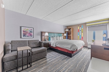 Room, 1 King Bed with Sofa bed, Refrigerator
