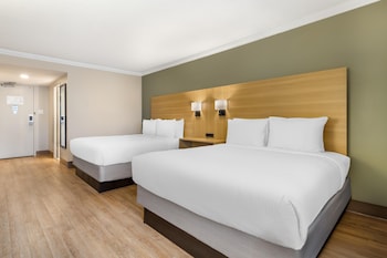 Standard Room, 2 Queen Beds, Non Smoking, Refrigerator & Microwave