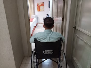 Standard Room, 2 Double Beds, Mobility Accessible