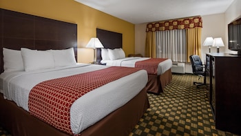 Standard Room, 2 Queen Beds, Non Smoking, Refrigerator & Microwave