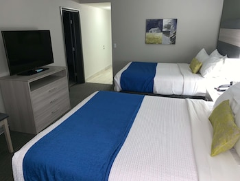 Standard Room, 2 Queen Beds, Non Smoking, Refrigerator & Microwave