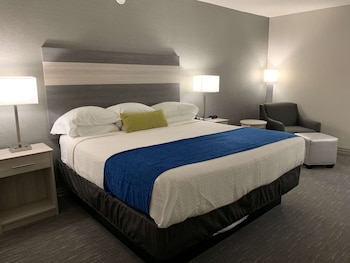 Standard Room, 1 King Bed, Non Smoking, Refrigerator & Microwave