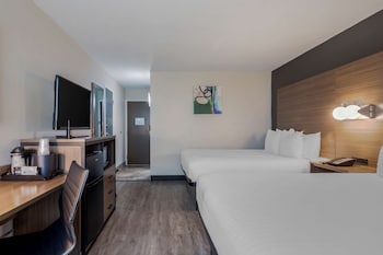 Standard Room, 2 Queen Beds, Non Smoking, Refrigerator & Microwave