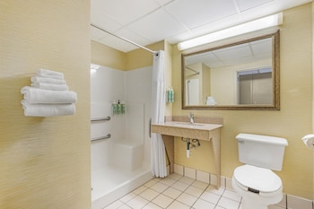 Standard Room, 1 Queen Bed, Non Smoking, Refrigerator & Microwave (Walk-in Shower)
