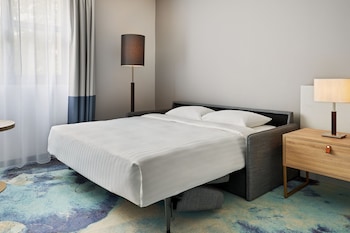 Family Room, 1 King Bed with Sofa bed