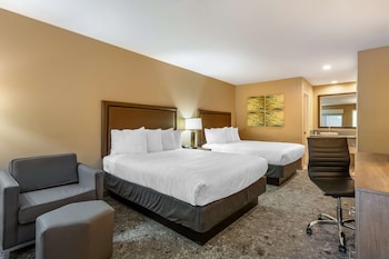 Standard Room, 2 Queen Beds, Non Smoking, Refrigerator & Microwave