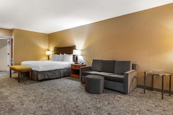 Suite, 1 King Bed, Accessible, Refrigerator & Microwave (Walk-in Shower)