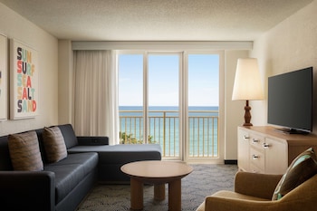 Suite, 2 Queen Beds, Oceanfront, Juliet Balcony