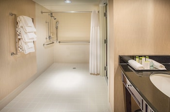 Room, 1 King Bed, Accessible, Non Smoking (Hearing Impaired/Roll-in Shower)