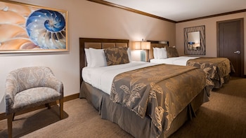 Standard Room, 2 Queen Beds, Non Smoking, Refrigerator & Microwave