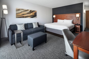 Room, 1 King Bed with Sofa bed (Hearing Accessible)