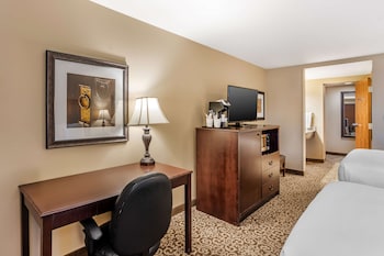 Standard Room, 2 Queen Beds, Non Smoking, Refrigerator & Microwave