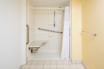 Room, 1 King Bed, Mobility Accessible, Pool View (King with Roll-in Shower)
