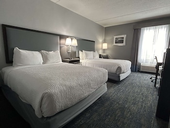 Standard Room, 2 Queen Beds, Non Smoking, Refrigerator & Microwave