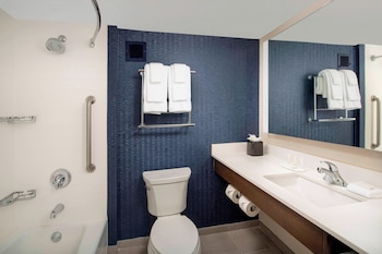 Suite, 1 King Bed with Sofa bed, Hearing Accessible (Transfer Shower & Roll-in Shower)