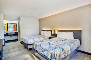 Deluxe Room, 2 Queen Beds, Smoking, Refrigerator & Microwave
