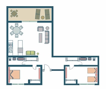 Condo, 2 Bedrooms, Beachfront