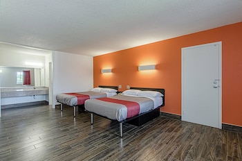 Standard Room, 2 Double Beds, Non Smoking, Refrigerator & Microwave