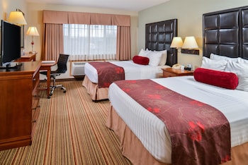 Standard Room, 2 Queen Beds, Non Smoking, Refrigerator & Microwave