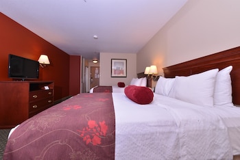 Standard Room, 2 Queen Beds, Non Smoking, Refrigerator & Microwave