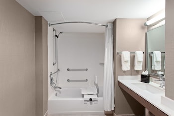 Standard Room, 1 Queen Bed, Roll-in Shower (Mobility Accessible)