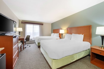 Standard Room, 2 Queen Beds, Non Smoking, Refrigerator & Microwave