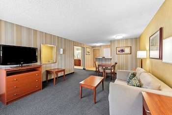 Suite, 1 King Bed, Non Smoking, Refrigerator & Microwave (Living Room)