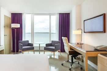 Room, 1 King Bed, Accessible, Ocean View (Roll-in Shower)