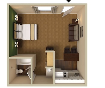 Deluxe Studio, 1 King Bed with Sofa bed, Non Smoking