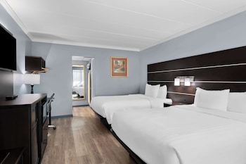 Standard Room, 2 Double Beds, Non Smoking, Refrigerator & Microwave (Pet Friendly)