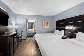 Standard Room, 2 Double Beds, Non Smoking, Refrigerator & Microwave (Pet Friendly)