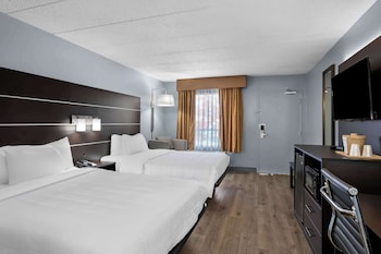 Standard Room, 2 Double Beds, Non Smoking, Refrigerator & Microwave (Pet Friendly)