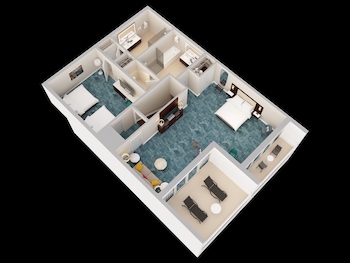 2 BEDROOM BI-LEVEL PREMIUM SUITE- 1KG/2DBL