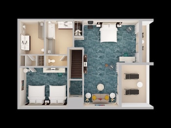 2 BEDROOM BI-LEVEL PREMIUM SUITE- 1KG/2DBL