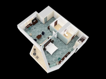 CORNER SUITE - HIGH FLOOR - OCEAN VW - 1KING